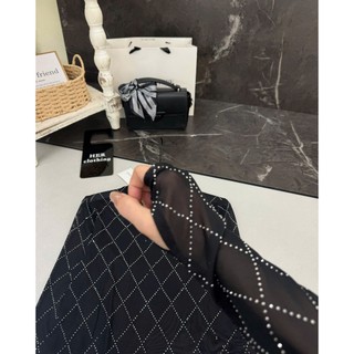 Áo lưới Trám trơn đính đá siêu hót Bao đẹp