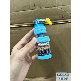 Dụng Cụ Lọc Vòi Nước Tại Vòi, Đầu Lọc Nước 6 Tầng Hình Trụ Xoay 360 Độ Lọc Sạch Chất Dơ Làm Sạch Nước