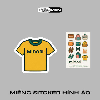 [S4] Sticker Dán Hình Ví Balo Túi Xách Áo Thun Trang Trí Nam Nữ | MIDORI FOR MAN