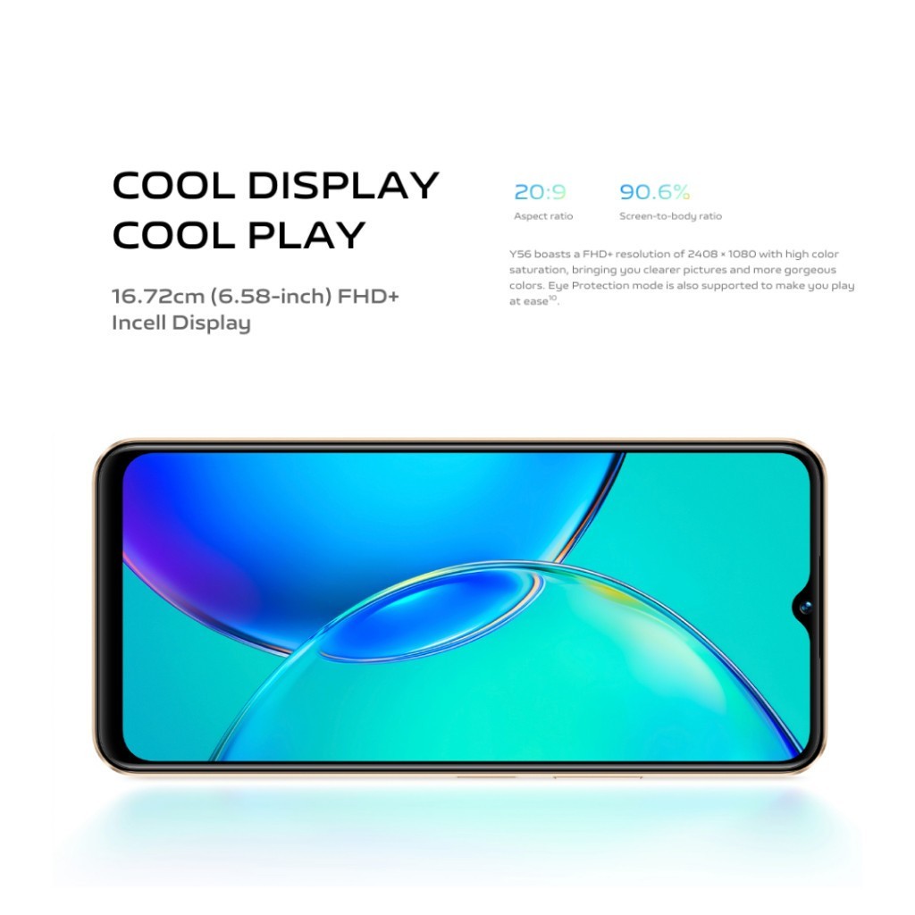 VIVO Y56 5G [RAM 8GB, ROM 256GB] | Mediatek Dimensity 700 | Pin dung lượng lớn 5000mAh | Camera kép 50MP | Điện thoại th