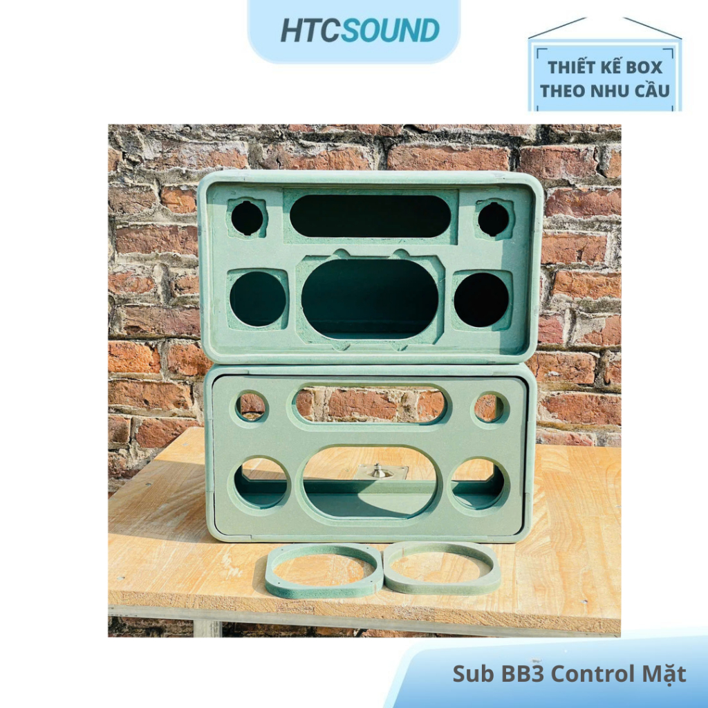 Box Loa Thùng Loa 2.1 Cấu Hình Sub BB3 Control Phía Trước Gỗ MDF 12mm ...