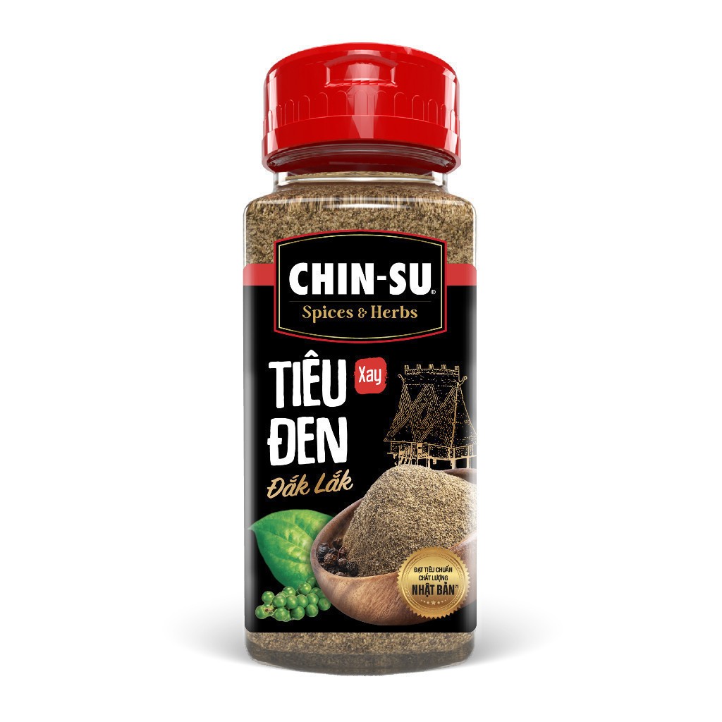 Combo 1 Hạt nêm Nấm Kombu 450g + 1 tiêu đen xay Đắk Lắk CHIN-SU 60gr
