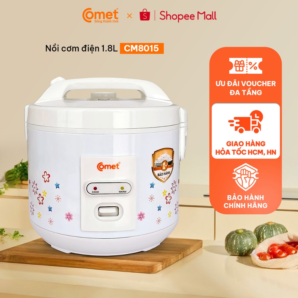 Nồi cơm điện Comet CM8015