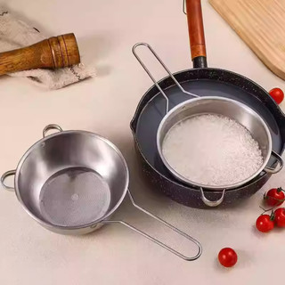 Ray Lọc Inox 304 - Lọc Siêu Mịn,Lọc Sữa Đậu Nành,Bột,Nước Cốt Dừa, Sàng Lọc Gạo - Tay Cầm Dài Cầm Tay,Tiện Dụng