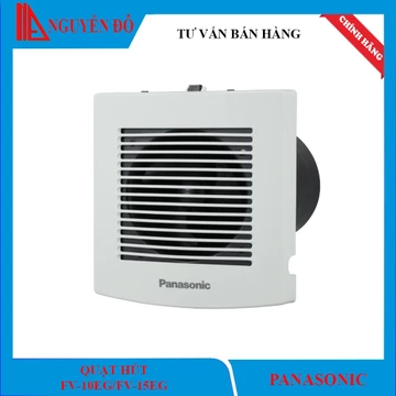 Quạt hút âm trần/gắn tường Panasonic cho nhà tắmFV-10EG/FV-15EG quạt hút êm tiết kiệm điện mang lại không khí trong lành
