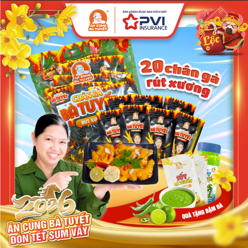 Chân gà rút xương