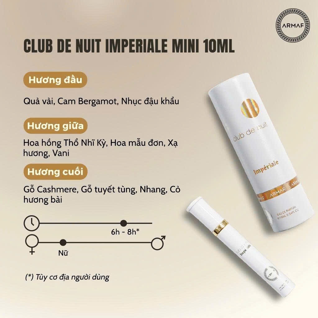 Nước hoa ARMAF Bản Mini 10ML