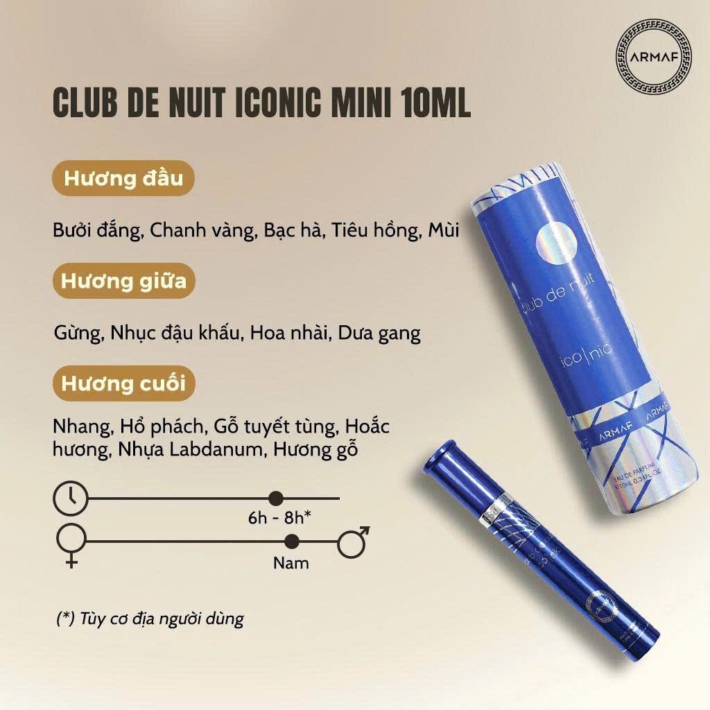 Nước hoa ARMAF Bản Mini 10ML