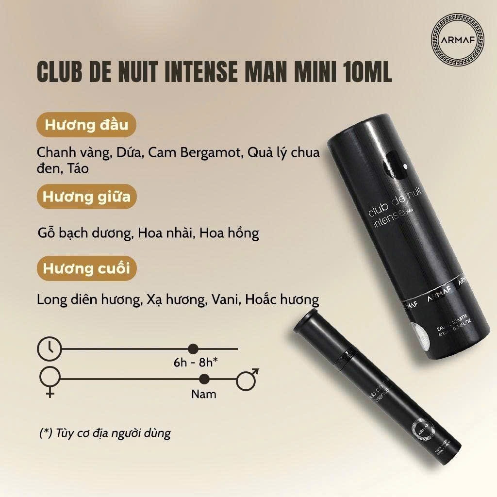 Nước hoa ARMAF Bản Mini 10ML
