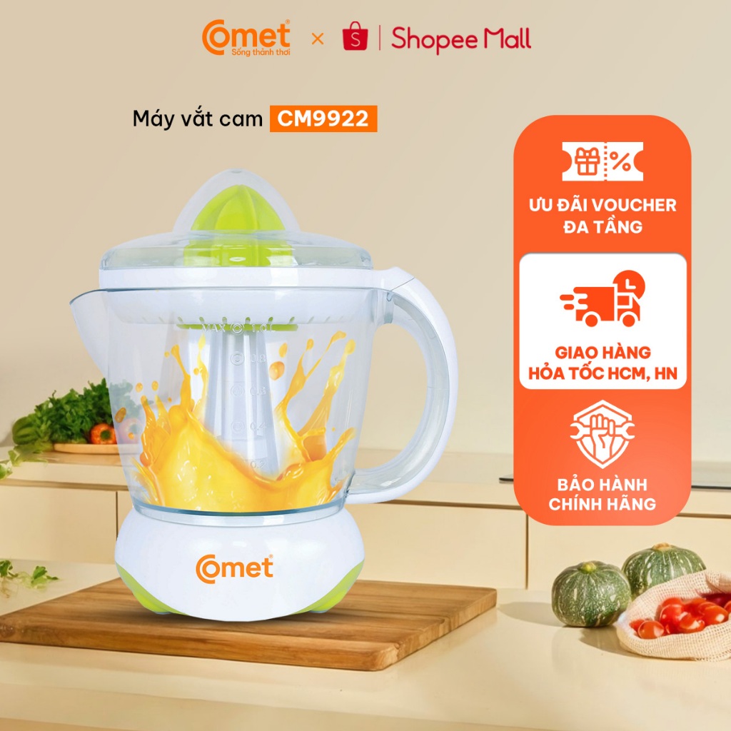 Máy vắt cam Comet CM9922 1L