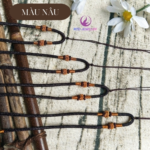 Dây Dù KATEDA Làm Vòng Cổ Kết Hợp Mặt Dây Chuyền, Điều Chỉnh Được Size  - Phụ Kiện Trang Sức.