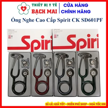Ống Nghe Cao Cấp Spirit CK SD601PF – 2 Mặt, Dụng Cụ Y Tế Chuyên Nghiệp