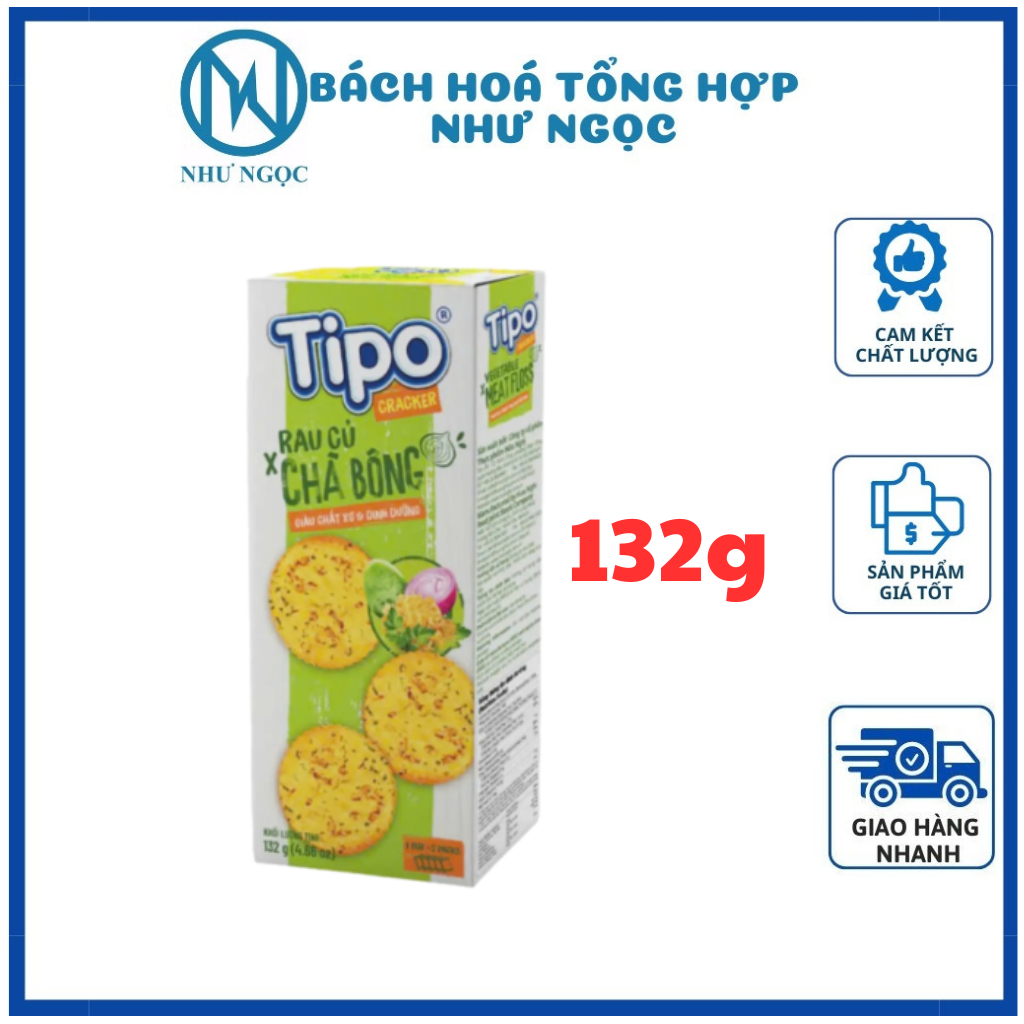 Bánh Quy Tipo Cracker Rau Củ Chà Bông Hộp 132g | Shopee Việt Nam