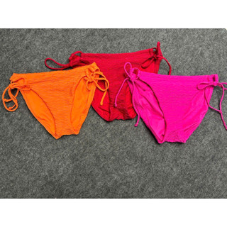 Lẻ quần bơi quần bikini đi biển nhiều màu dáng tam giác dây buộc rút 2 bên giúp tôn dáng hack eo hàng xuất dư xịn