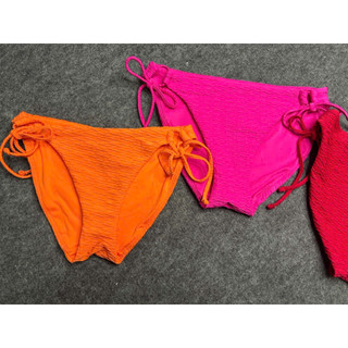 Lẻ quần bơi quần bikini đi biển nhiều màu dáng tam giác dây buộc rút 2 bên giúp tôn dáng hack eo hàng xuất dư xịn