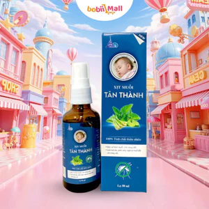 Xịt Muỗi Tân Thành 100% Thiên Nhiên Làm Dịu Nhẹ Giảm Sưng Ngứa Do Côn Trùng Đốt