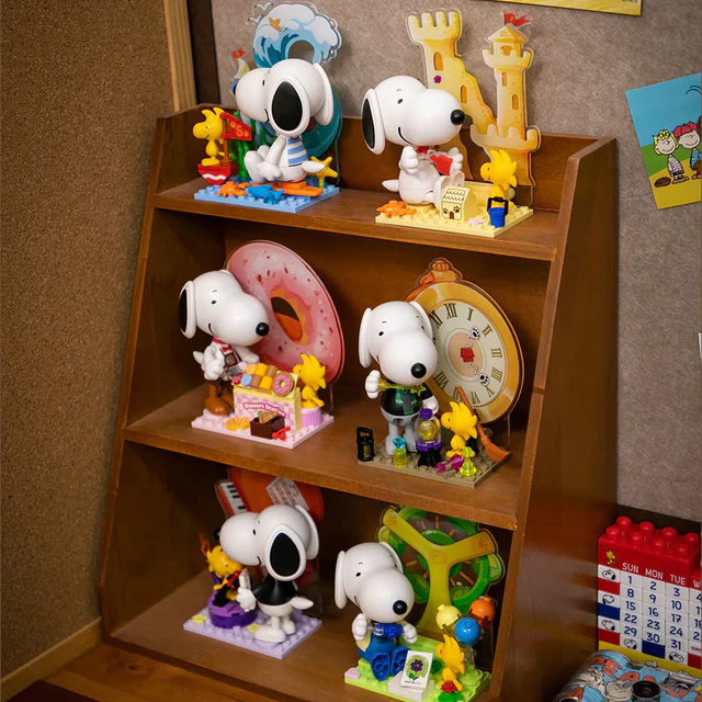Đồ Chơi Pantasy x Snoopy Letter World Series Blind Box 5474– Mô Hình Blind Box Snoopy Peanuts