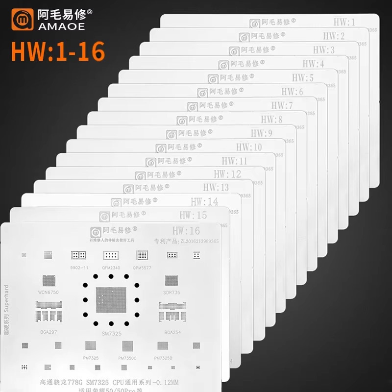 Vỉ tạo chân IC/CPU AMAOE HW1/17
