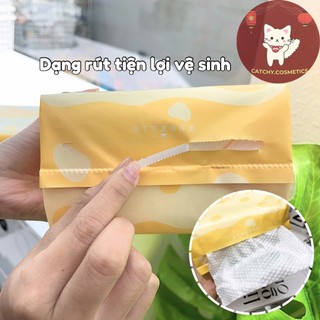 [GUOXIAONIU] Khăn Lau Mặt Đa Năng Guoxiaoniu Bơ Vàng Mềm Mịn, Siêu Thấm Hút, 100 miếng