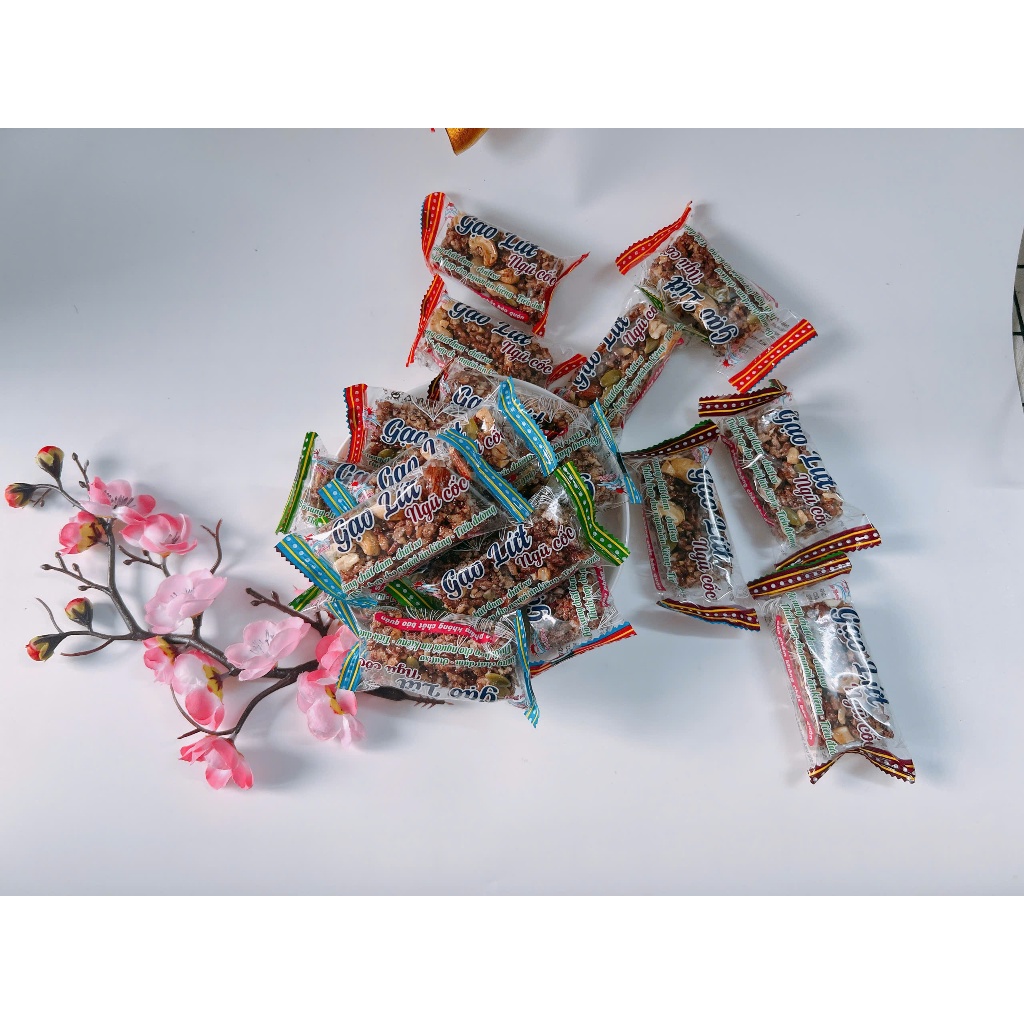 500g Bánh Gạo Lứt Ngũ cốc Mix Hạt Granola