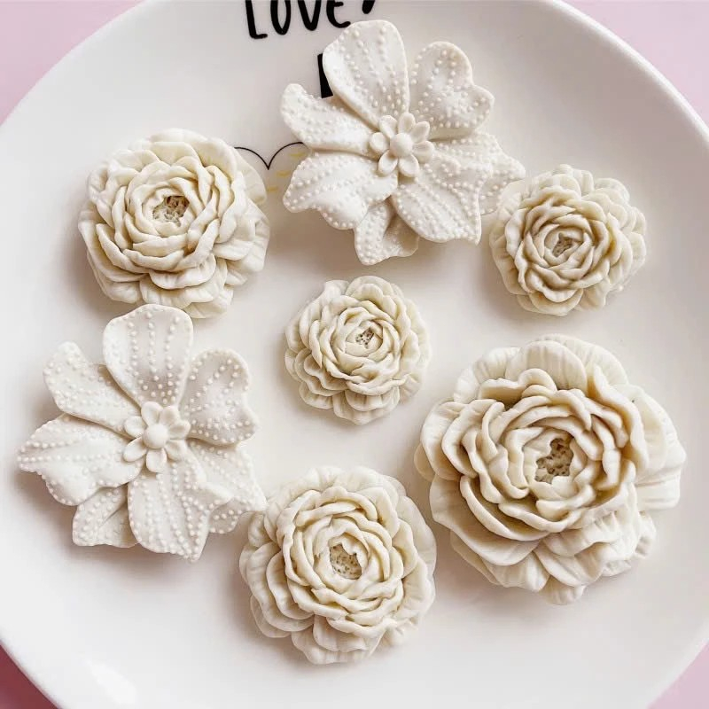 Set 8 Charm Hoa Hồng Bouquet Crush Clog Jibbitz Sticker Vip Gắn Dép Sục Chất Liệu Cao Su Siêu Đẹp