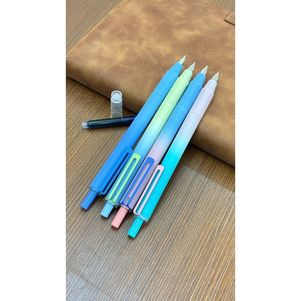 ( Ưu Đãi ) Sỉ 180k/10 Bút Máy Bấm Ngòi F06  Mực Không Xóa - Dùng Cho Học Sinh Tiểu Học Từ Lớp 1-5.