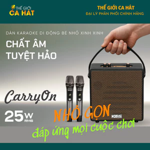 ACNOS SONCAMEDIA CarryOn chính hãng - Loa karaoke bluetooth di động nhỏ gọn