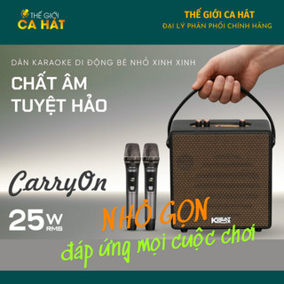 ACNOS SONCAMEDIA CarryOn chính hãng - Loa karaoke bluetooth di động nhỏ gọn