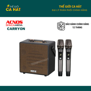 ACNOS SONCAMEDIA CarryOn chính hãng - Loa karaoke bluetooth di động nhỏ gọn