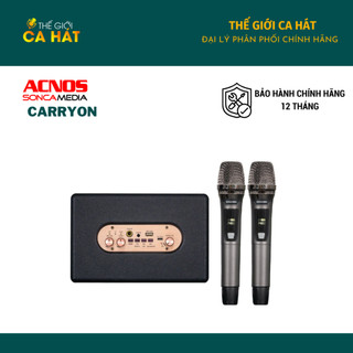 ACNOS SONCAMEDIA CarryOn chính hãng - Loa karaoke bluetooth di động nhỏ gọn