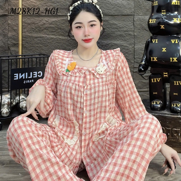 Đồ bộ nữ đồ mặc nhà, đồ ngủ nữ dễ thương, đồ xinh đũi tiểu thư cao cấp nhiều họa tiết hottrend [21].