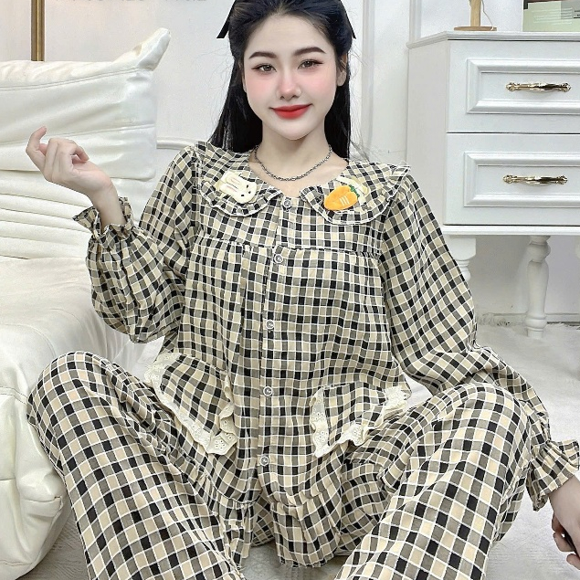 Đồ bộ nữ đồ mặc nhà, đồ ngủ nữ dễ thương, đồ xinh đũi tiểu thư cao cấp nhiều họa tiết hottrend [21].