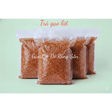 1kg Gạo Lứt Đỏ Rang Sẵn - Trà Gạo Lứt