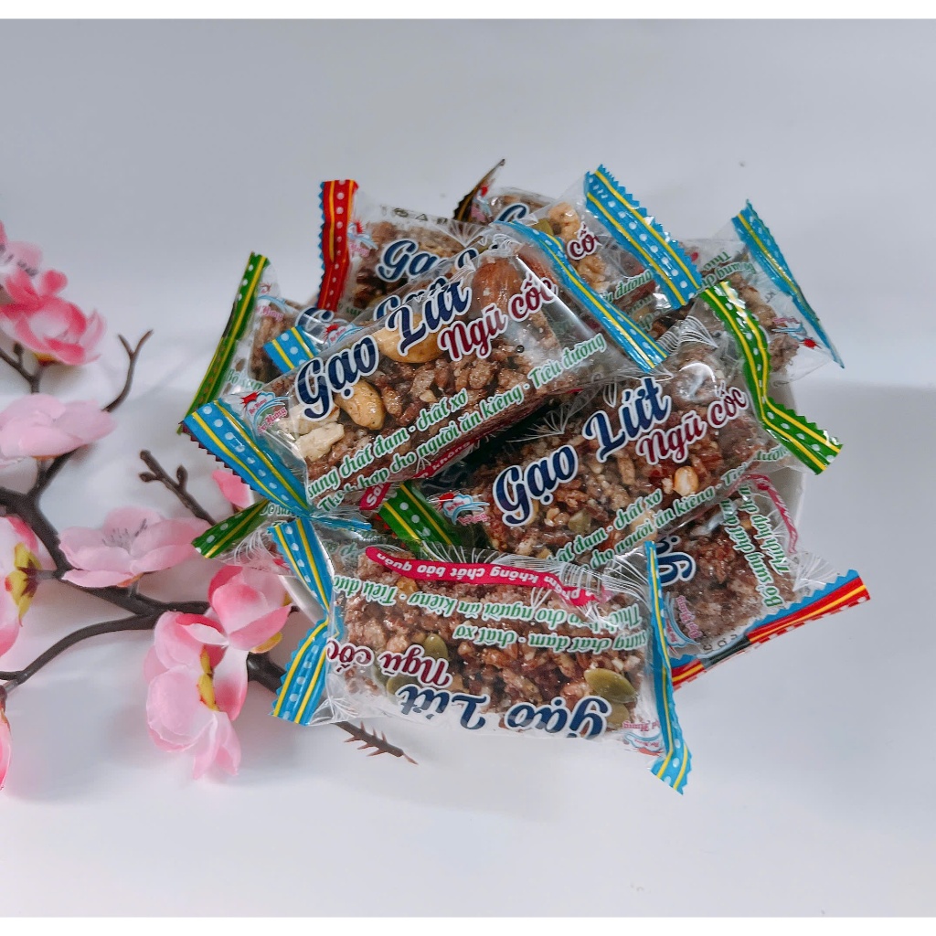 500g Bánh Gạo Lứt Ngũ cốc Mix Hạt Granola