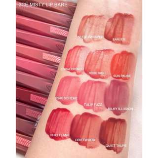 Son Pha Lê 3ce Misty Lip Bare Nhẹ Môi Không Dính Thành Cốc Nhập Khẩu Chính Hãng 4.6g - Bebeau