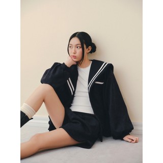 Set OLV áo khoác và quần short cổ thủy thủ trẻ trung Navy Kate Sailor Set phù hợp đi chơi
