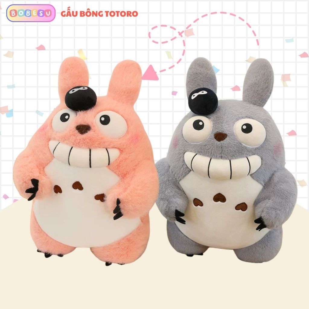 Gấu Bông Totoro Siêu Cấp Cute, Nhồi Bông Totoro Hoạt Hình Nhật Bản Dễ Thương Làm Quà Tặng Cho Bé,Người Yêu