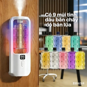 máy xông tinh dầu máy tạo ẩm máy khuếch tán tinh dầu máy phun tinh dầu phòng ngủ tỏa hương nhanh chóng dịu nhẹ thơm lâu