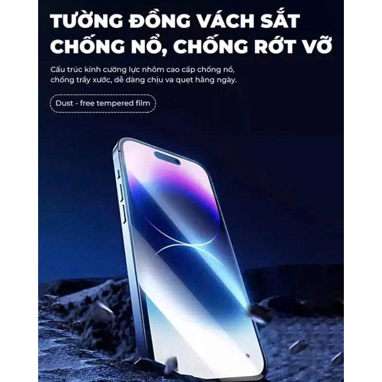 Combo 5 Kính Cường Lực KingKong Glass 2.5D iPhone 7–17 Pro Max | Trong Suốt, Chống Nhìn Trộm, Chống Va Đập |Quà tặng kèm