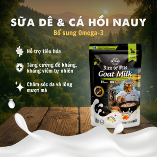 COMBO MIX 5 Pate Cao Cấp Bite of Wild Túi 70G Công Thức Giàu Đạm Và Sữa Dê Cho Mèo Từ 2 Tháng Tuổi
