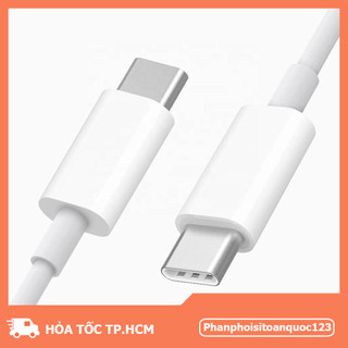 Cáp Sạc Type-C To Type-C Sạc Nhanh PD – Dây Cáp 2 Đầu Type-C Full Box – Hỗ Trợ Sạc Và Truyền Dữ Liệu