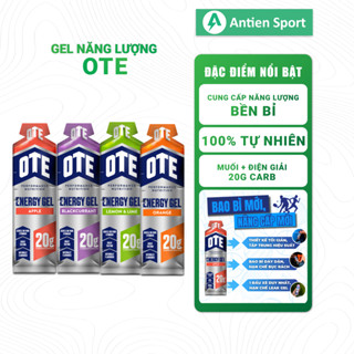 Gel năng lượng OTE sử dụng cho chạy bộ, đạp xe, leo núi, pickeball, cung cấp năng lượng