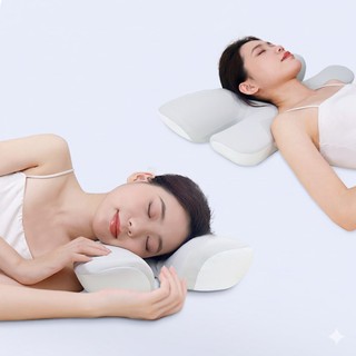 Gối chữ X hỗ trợ nâng đỡ vùng cổ, vai và gáy tối ưu, giúp bạn ngủ ngon hơn và luôn cảm thấy thoải mái.