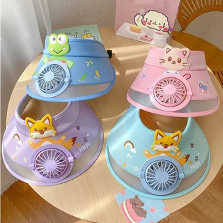 Mũ Che Nắng Cho Bé 2in1 Có Quạt Mini – Mũ Chống Nắng Trẻ Em Làm Mát, Nón Rộng Vành Chống UV