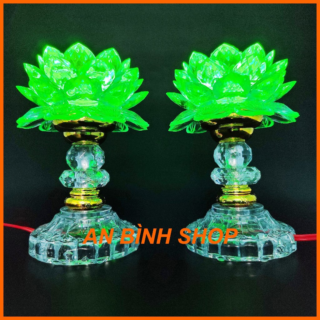 ( Hàng loại 1 ) Đôi đèn thờ, đèn hoa sen bàn thờ phật, thờ phật, đèn cúng phật