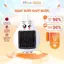 Quạt Sưởi Giọt Nước 1500W IQKAO Sticker Dễ Thương, Sưởi Ấm 2 Chế Độ, Tự Ngắt An Toàn, Ít Tiếng Ồn, Tiết Kiệm Điện