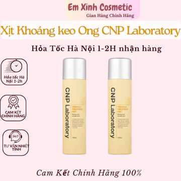 Xịt Khoáng Keo Ong CNP Laboratory Energy Xịt Khoáng Dưỡng Ẩm Da Và Tái Tạo Da Căng Bóng 100ml