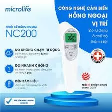 Nhiệt kế hồng ngoại điện tử đo trán Microlife NC200