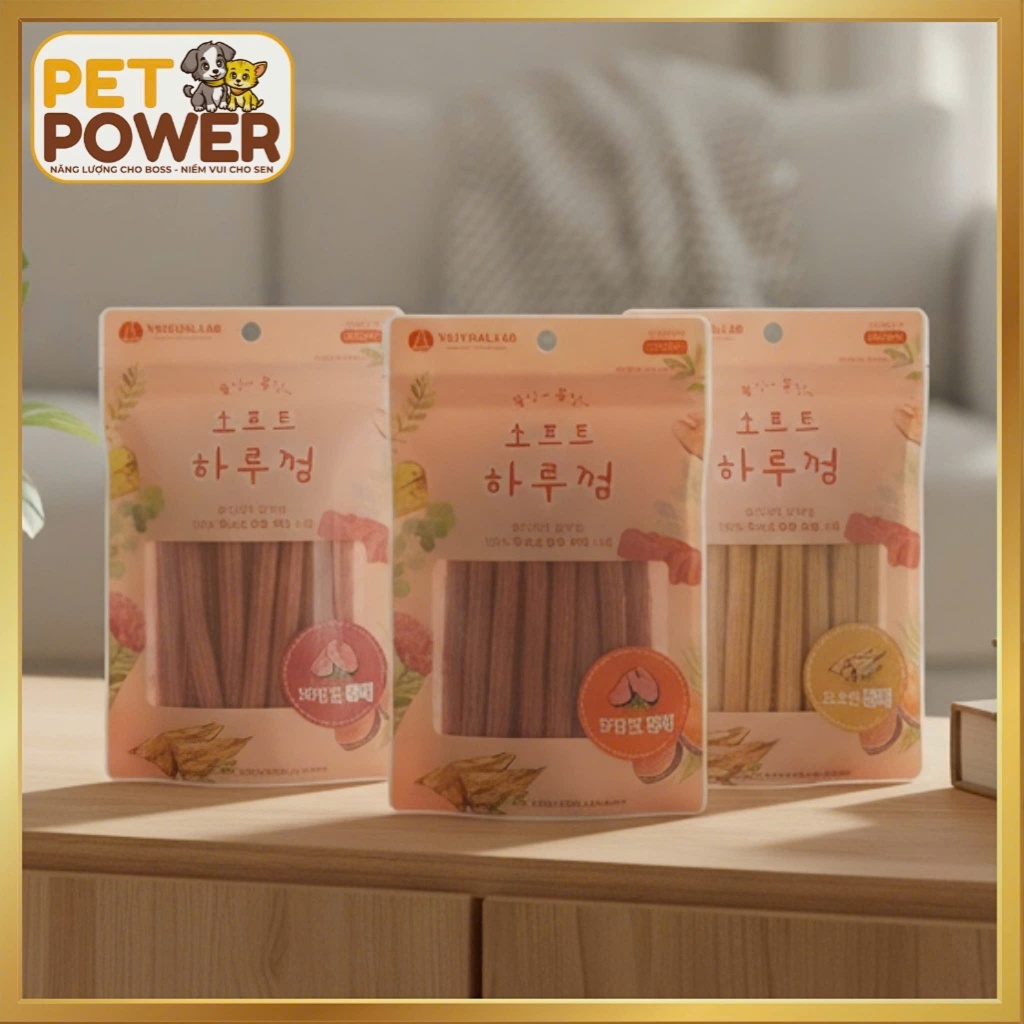 Snack Dinh Dưỡng Dạng Que Mềm Cho Chó Natural Lab 80g