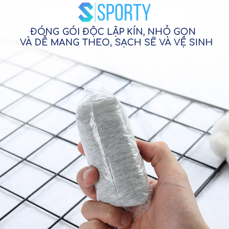 Quần lót giấy nam SPORTY DP10 100% cotton 2 lớp đáy dùng khi đi công tác, du lịch, học quân sự